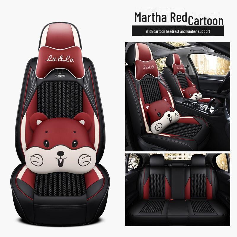 Чехлы для автомобильных сидений Binyue Cool 1.5T из кожи и ледяного шелка на все сезоны (2022)