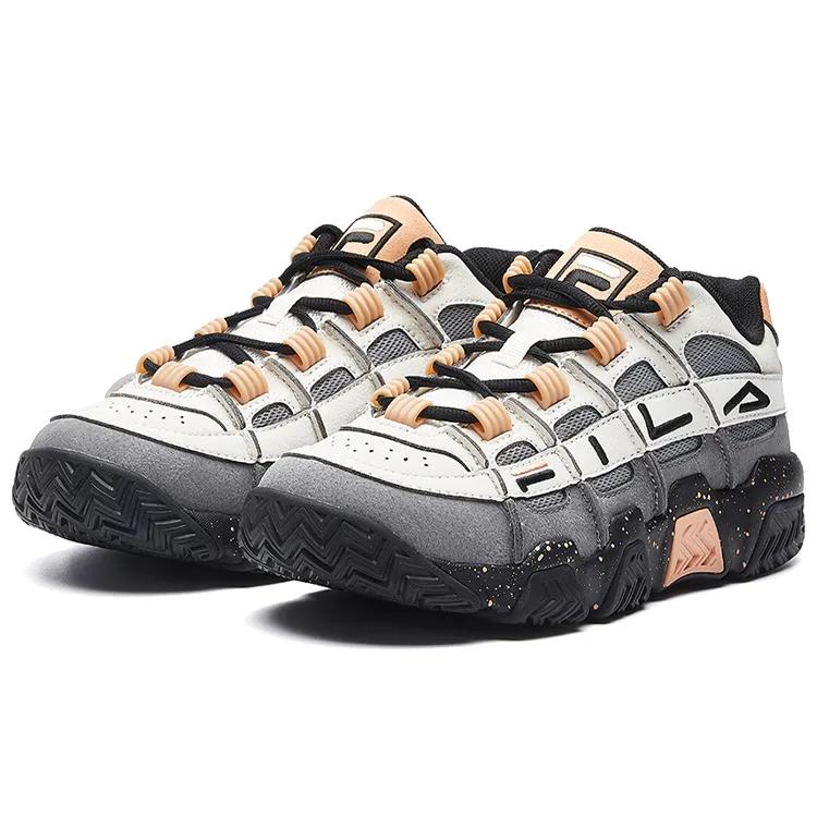FILA Barricade Retro Black / White / Grey Women's (Unisex) Vintage Basketball Shoes F12W031218FWG