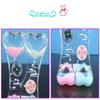 Handicraft Ornaments Liquid Hourglass Slide Oil Drip Oil Spill Toy Two-color Oil  Hourglass