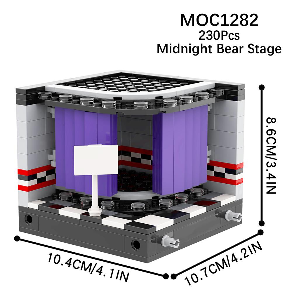 MOC WM2612 Медведь Сцена Ужасы Игровая Фигурка Совместимая WM6170 Строительные Блоки Игрушки Для Детей Друзей Подарок На День Рождения Животное