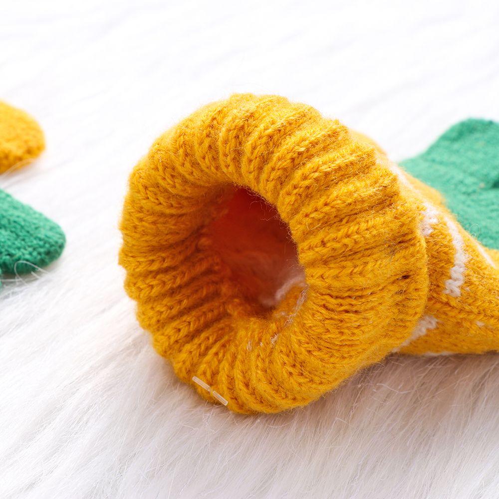 4-10Y Winter Warm Thick Cute Baby Gloves Magic Mittens Imitation Cashmere Kids Baby Gloves