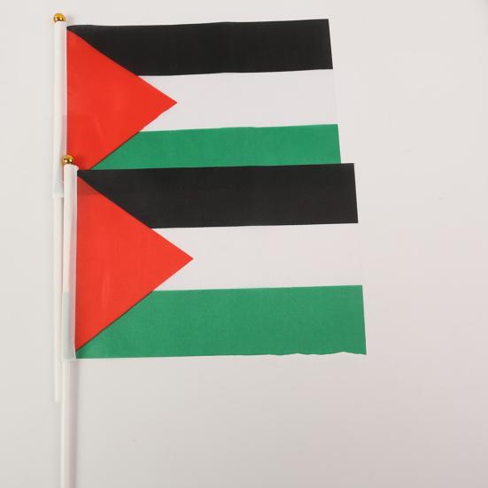 Ручные флаги Палестины, мягкие износостойкие, не выцветающие, изысканный узор, размахивающие руками, украшения национальных флагов Палестины