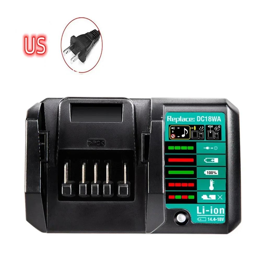 DC18WA Fast Lithium Charger for Makita 14.4V-18V BL1813G BL1811G DC18SG DC1851 BL1415G Li-ion Battery Power Tools