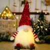 Christmas Decorations 30CM Glowing Gnome Knitted Doll with Led Night Light for Home Xmas Decor Cute Holiday Ornament,Gifts