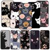 Милый Чехол для Телефона с Кошкой Для iPhone 16 13 15 14 12 11 Pro MAX XR X SE XS 7 8 Plus Мягкий ТПУ Чехол-Оболочка