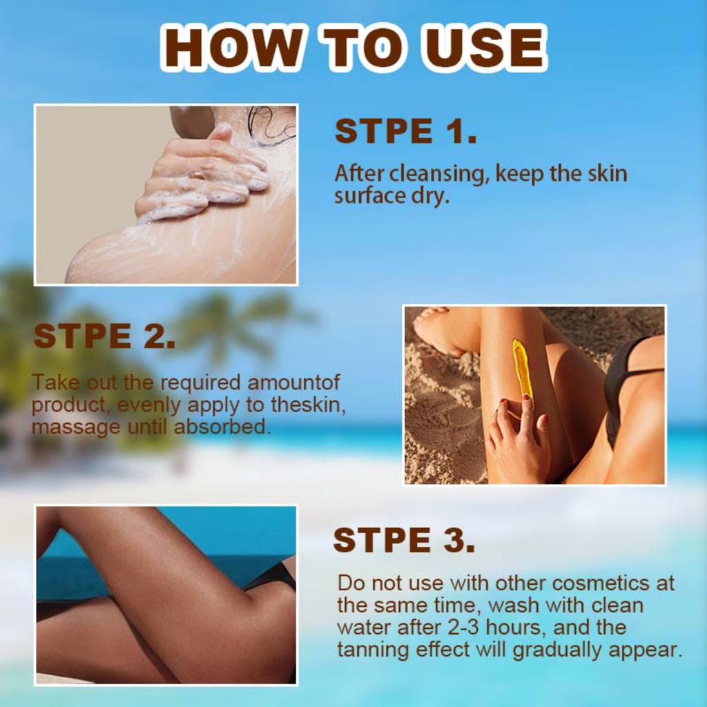 Интенсивный гель для загара, натуральный ускоритель загара, паста, гель, кремы для загара для соляриев и на открытом воздухе, 50 мл