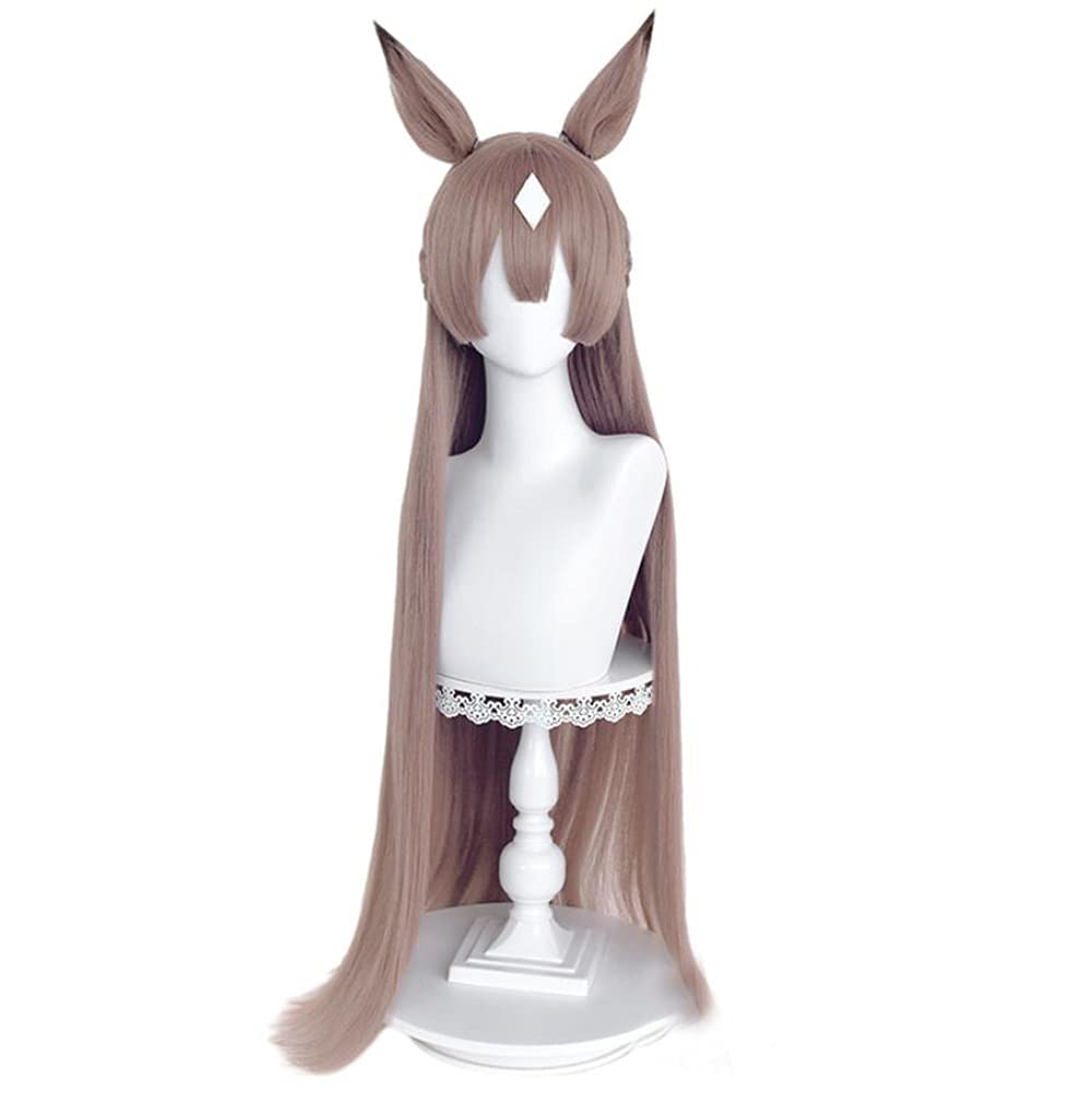 Heat-Resistant Cosplay Wig for Disguise, Includes Net and Comb, Wig, Ears, and Tail (Satono Diamond)