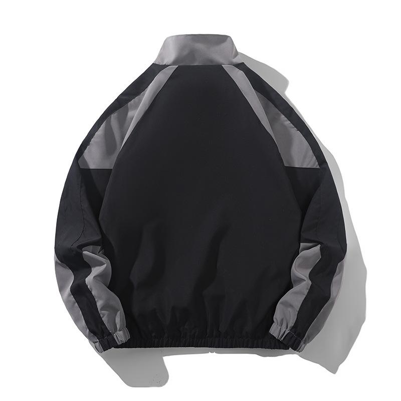 Spring and Autumn Versatile Stand Up Collar Jacket for Men, Casual Sports Jacket, Windbreaker Jacket