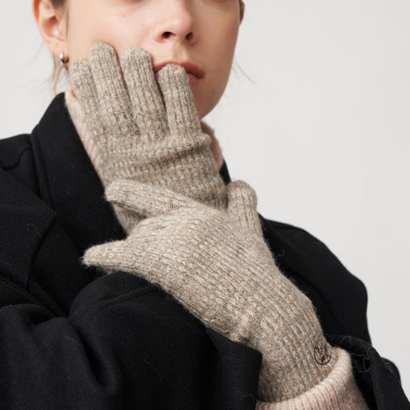 RECLOW [2 ПАРЫ] ВЯЗАНЫЕ ПЕРЧАТКИ С ЛОГОТИПОМ 5 ЦВЕТОВ