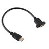 HDMI Male To HDMI A Type Female Adapter Converter Extension Cable With Screw Hole 30cm