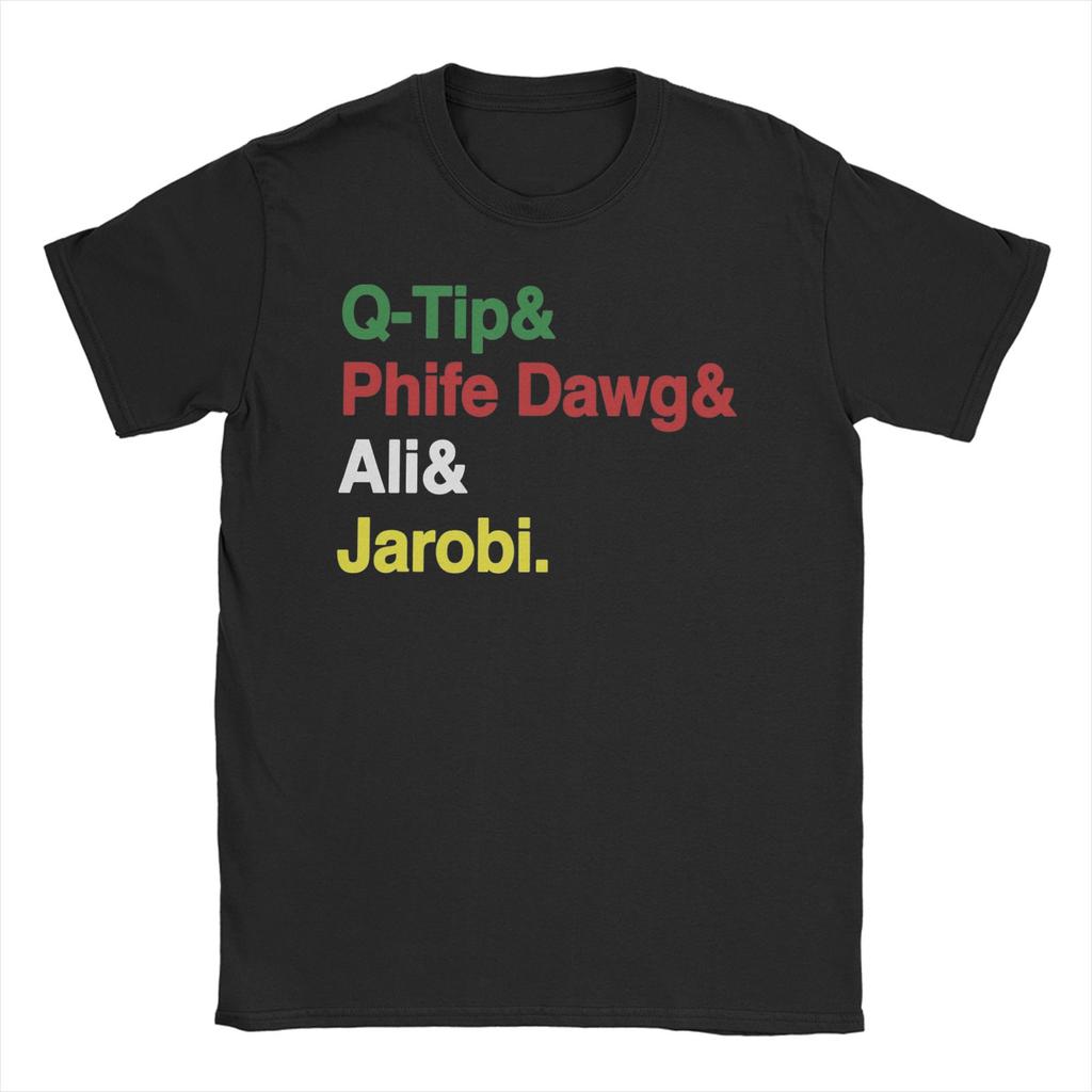 Мужские Женские Футболки De La Soul ATCQ A Tribe Called Quest Одежда из Чистого Хлопка Винтажные Футболки с Коротким Рукавом Футболки Большого Размера