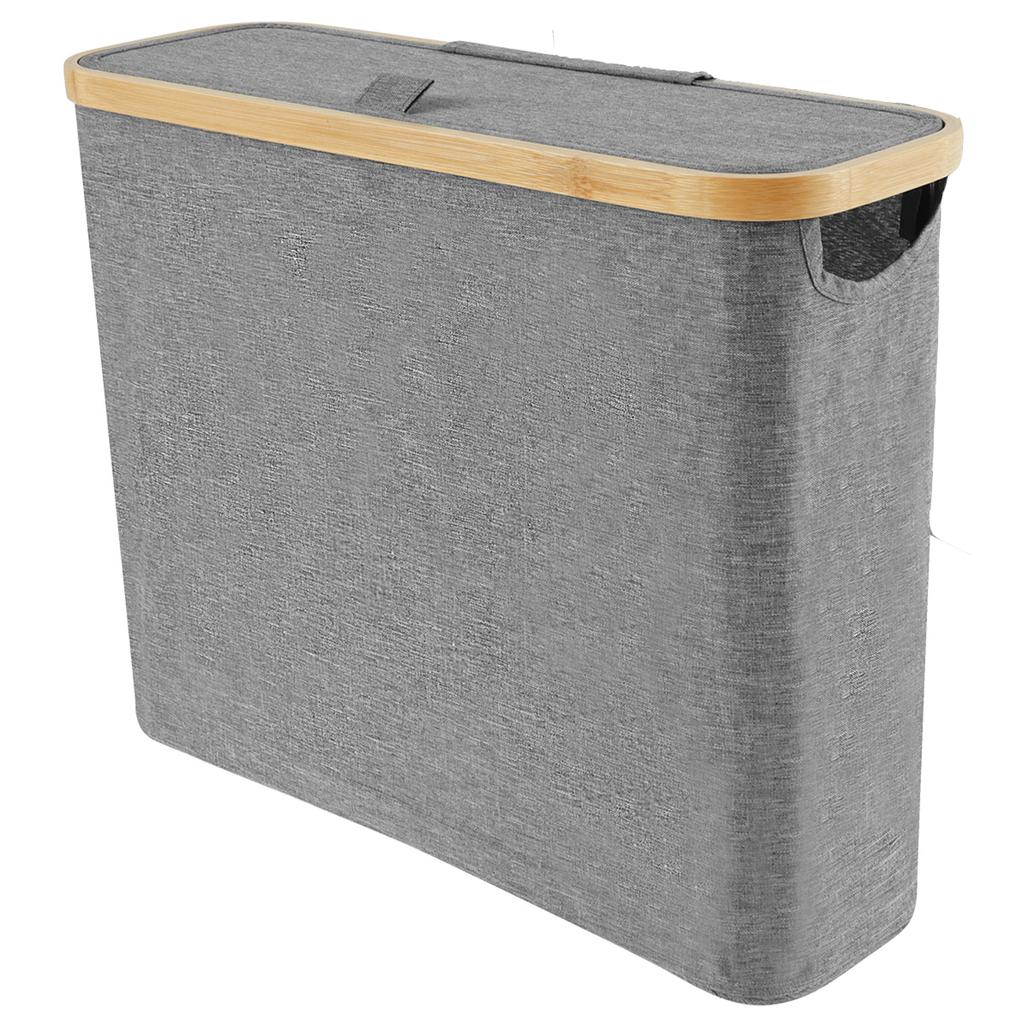 Bathroom Trash Can Foldable Toilet Paper Basket Toilet Creative Gap Waste Bin Large Capacity Household Paper Storage Holder
