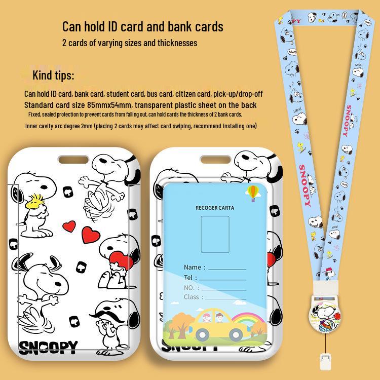 Шнурок для бейджа Snoopy Campus - Держатель для студенческого билета с мультяшным персонажем