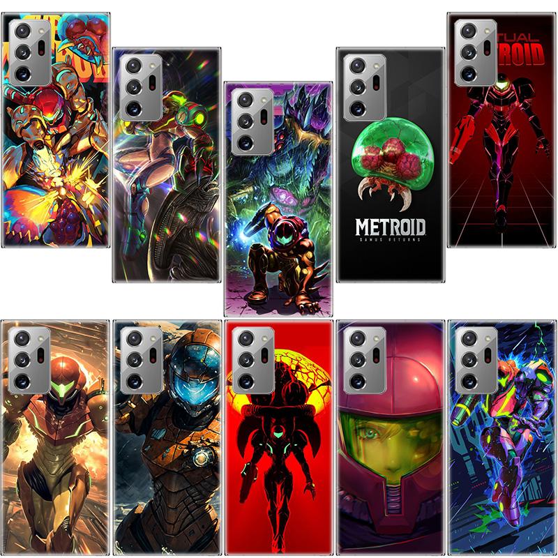 Игровой чехол M-METROID для Samsung Galaxy S25 Edge S24 S23 FE S22 S26 Ultra S21 S20 S10 Plus Capa Мягкий