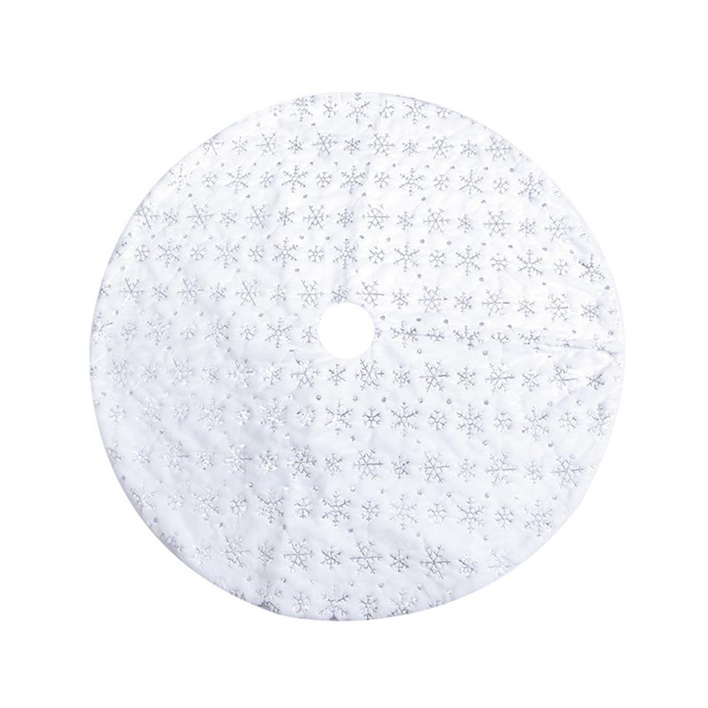 Искусственная юбка для рождественской елки Плюшевая с пайетками Вышитая Рождественский декор Праздничное украшение Дом В помещении Украшение для рождественской вечеринки