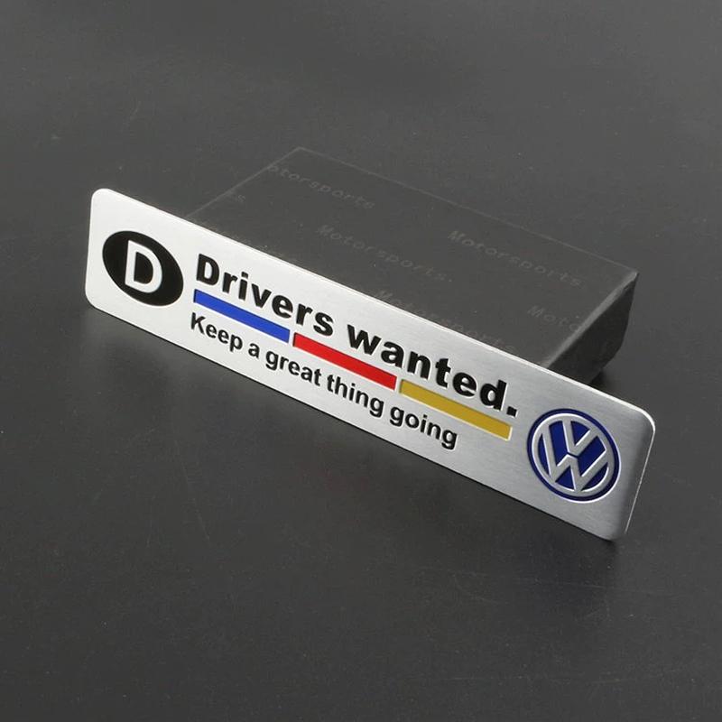 T253D Limited Edition For Volkswagen Adhesive Emblem Rear Trunk Badge Fender Sticker Body Decal Car Stickers For VW Golf Jetta GTI