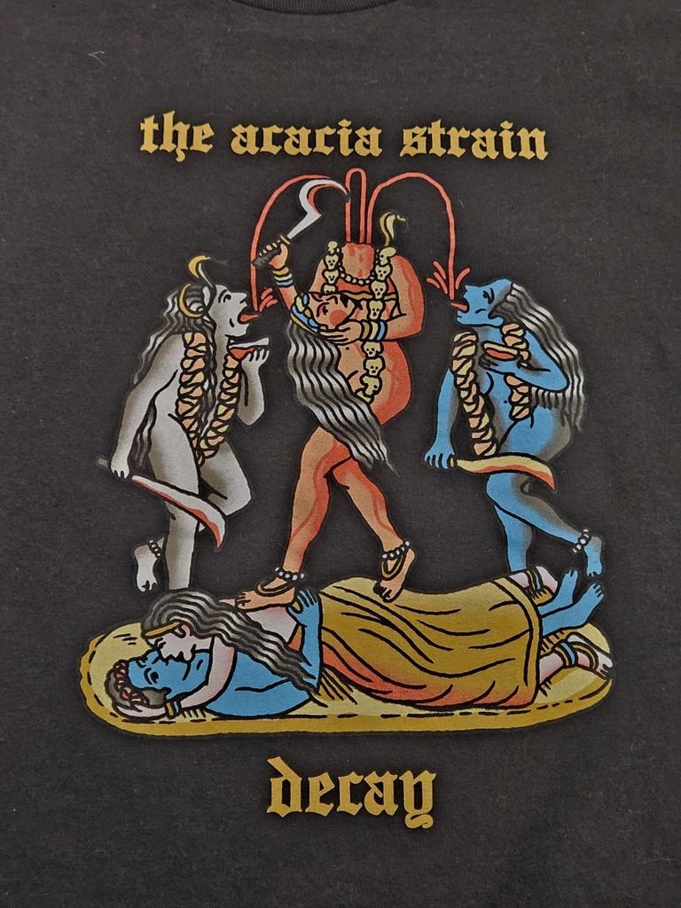 ВИНТАЖНАЯ Футболка The Acacia Strain Band Decay Унисекс S-5XL UR021 БЕСПЛАТНАЯ ДОСТАВКА