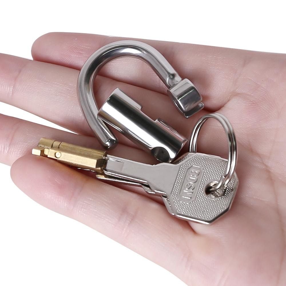 PA LOCK PRINCE ALBERT LOCKED CHASTITY PIRCING Titanium D-Ring PA Lock Glans Piercing STAINLESS STEEL PA Puncture BDSM