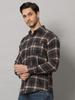 Bigreams Мужская фланелевая рубашка в клетку из 100% хлопка, окрашенная в пряжу, для рубашки с длинным рукавом