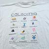 Винтаж 90-е Футболка CALIFORNIA MEDIUM/LARGE голливуд беверли-хиллз сан-франциско