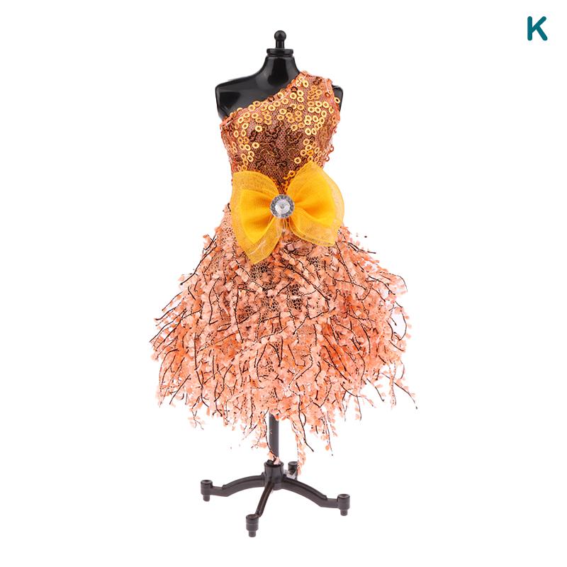 Кукольная одежда для кукол 30 см, вечернее платье, юбка со шлейфом, свадебное платье, платье принцессы, аксессуары для декора кукольного домика