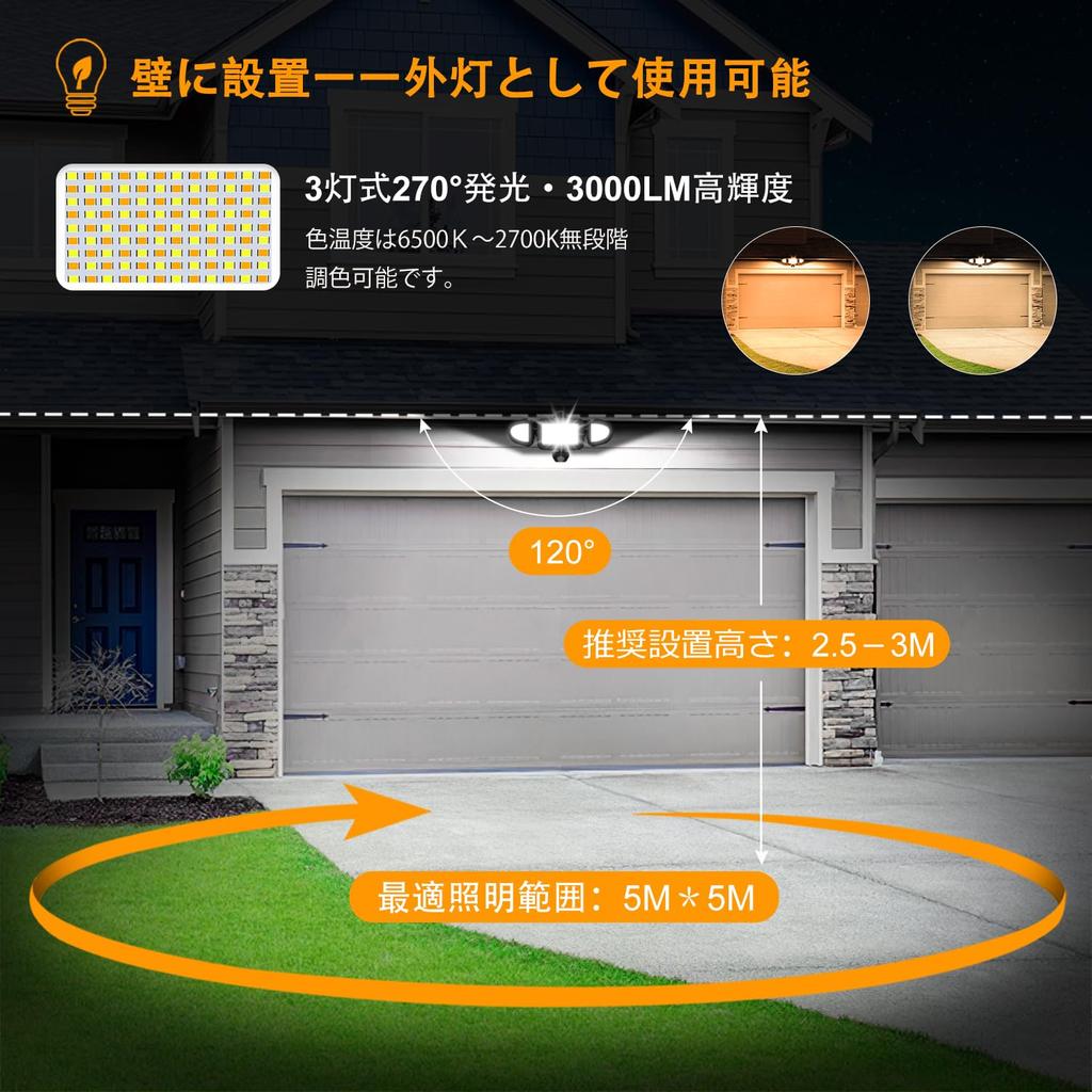 Solar Light, Outdoor Motion Sensor Light, Security Light, Solar Powered, No Electricity Cost, IP66 Waterproof, High Brightness, Automatic OnOff,