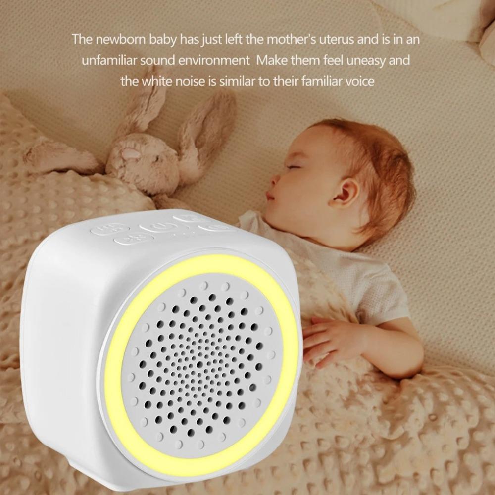 with RGB Lighting Sleep Sound Player Night Light White Sleep Machine  Baby Sleeper