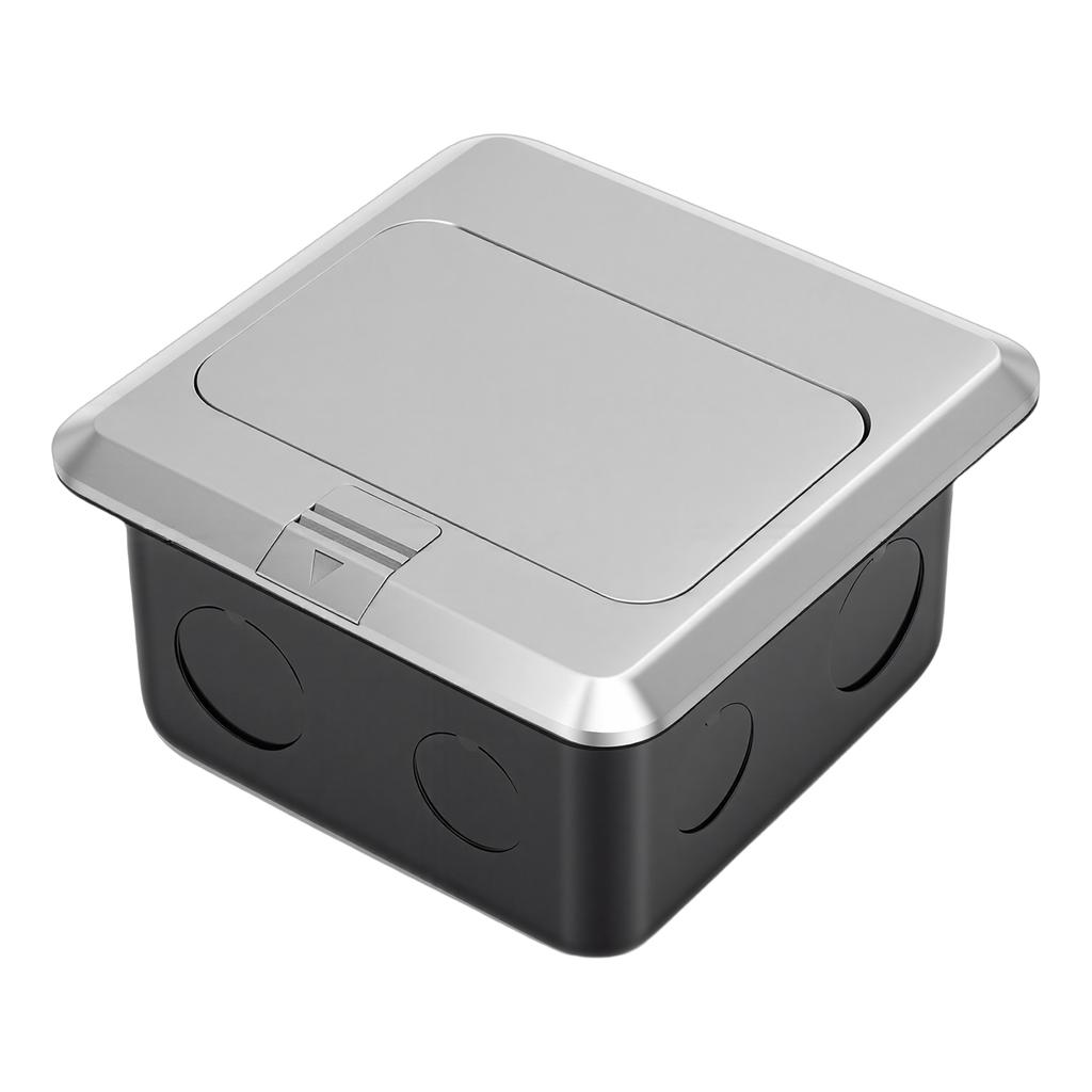 Recessed Desktop Outlet Box Socket Connection Power Strip 15A Fast Charging for Office Table Floor