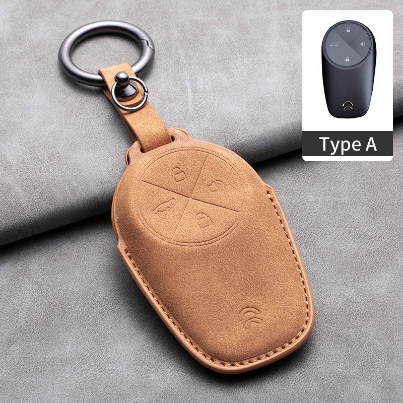 Для NIO ВСЕ Серии Разные стили Чехол для умного ключа автомобиля Чехол для ключа Защитный чехол для пульта с пряжкой/веревкой Автомобильные специальные аксессуары