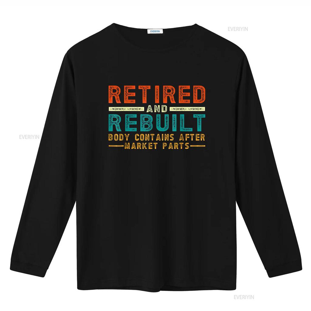Retired And Rebuilt Body Contains Aftermarket Parts Titanium T Shirt vintage Washed graphic Stylish Versatile Breathable Unisex