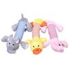 Cute Puppy Squeaky Plush Dog Toys Pig Elephant Duck Chew Squeaker
