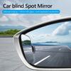 1Pair 360 Degree Car Styling Safety HD Frameless Blind Spot Mirror Auxiliary Parking Wide Angle Rear View Mirror Car