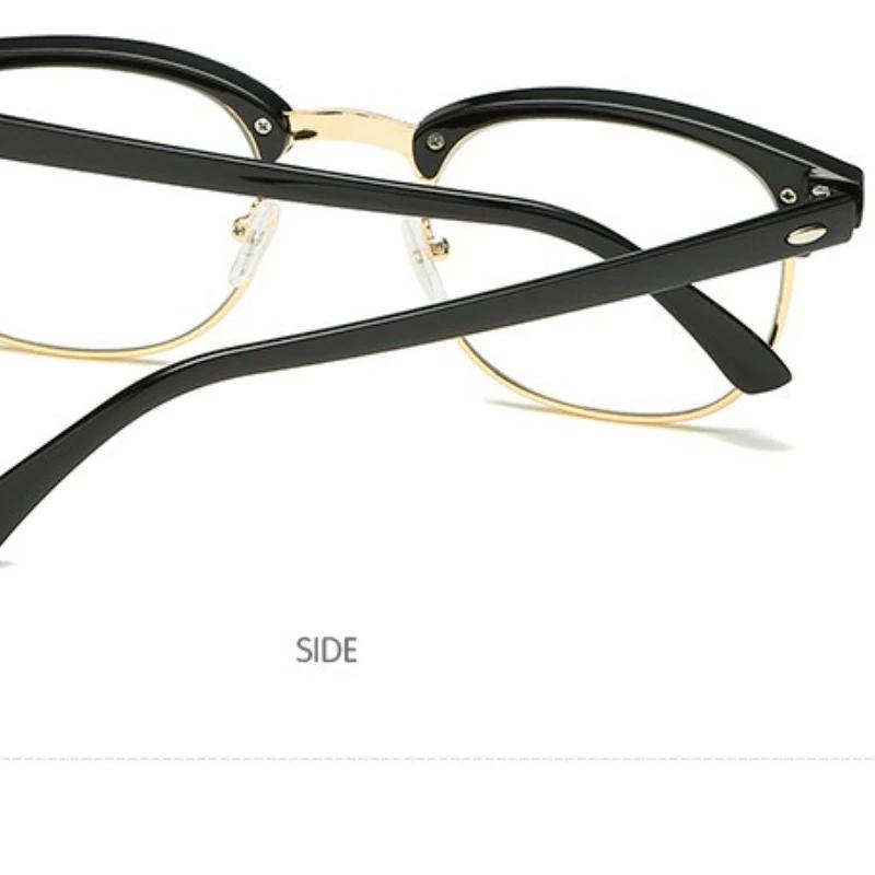 Photochromic Myopia Glasses Neutral Anti Blue Myopia Glasses 0 To -4.0 Retro Luxury Style Myopia Glasses Finished Product -2.5