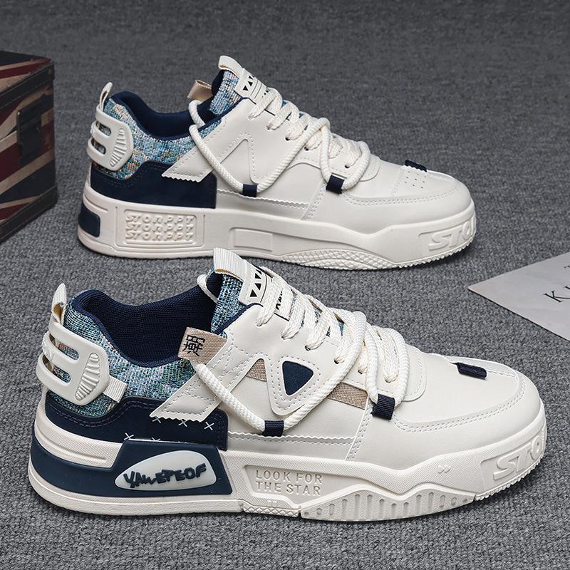 Мужская обувь новая летняя дышащая сетчатая повседневная маленькая белая обувь студенческая нишевая оригинальная универсальная спортивная обувь