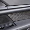 For Porsche Taycan    2022 Soft Carbon Fibre Car Door Panels Cover Trim Sticker Interior Car