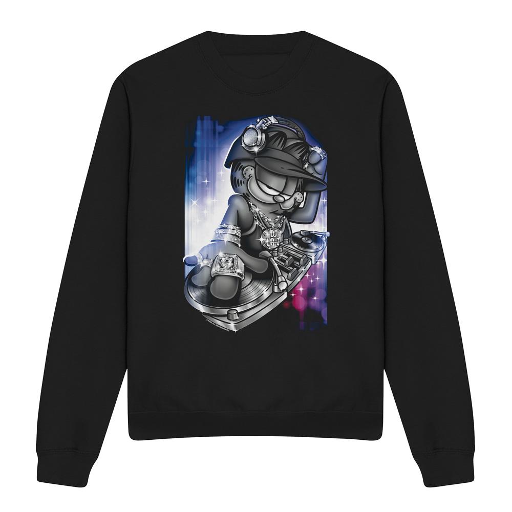 Garfield Unisex Adult DJ Lazy Sweatshirt