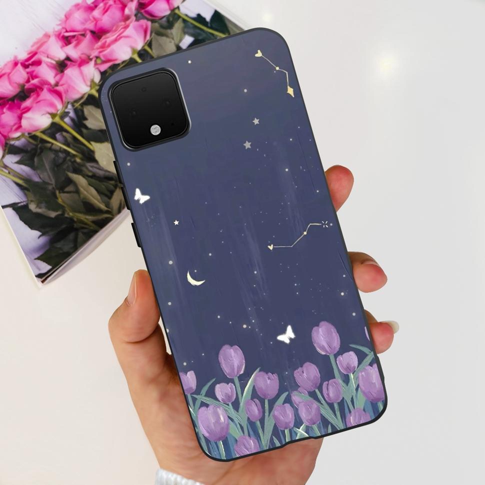 For Google Pixel 4 XL Case G020P G020 Fashion Painted Cover Soft Silicone Phone Casing For Google Pixel4 XL Back Cover Bumper