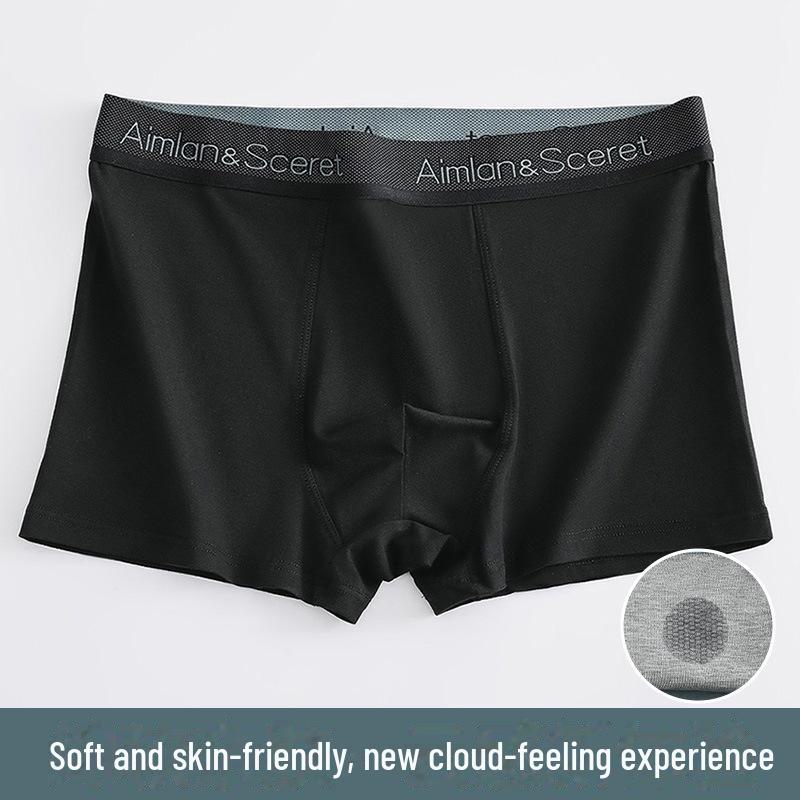 Мужские боксеры Bonas из чистого хлопка — дышащее, свободное нижнее белье для молодежи