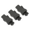3 шт. Адаптер питания IEC320 C8 на IEC320 C5, IEC320 Штекер C8 на Розетку C5 для Шасси PDU, Розетки UPS