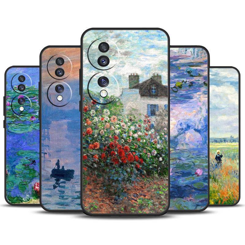 Художественная картина Клода Моне Для Honor Magic 6 5 Pro Lite 50 70 90 Чехол Для Honor X9b X8b X7 X8 X9 X6a X7a X8a X9a Обложка