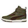 RBD Game High Top Casual Skate Shoes Men Olive Green 387604-01