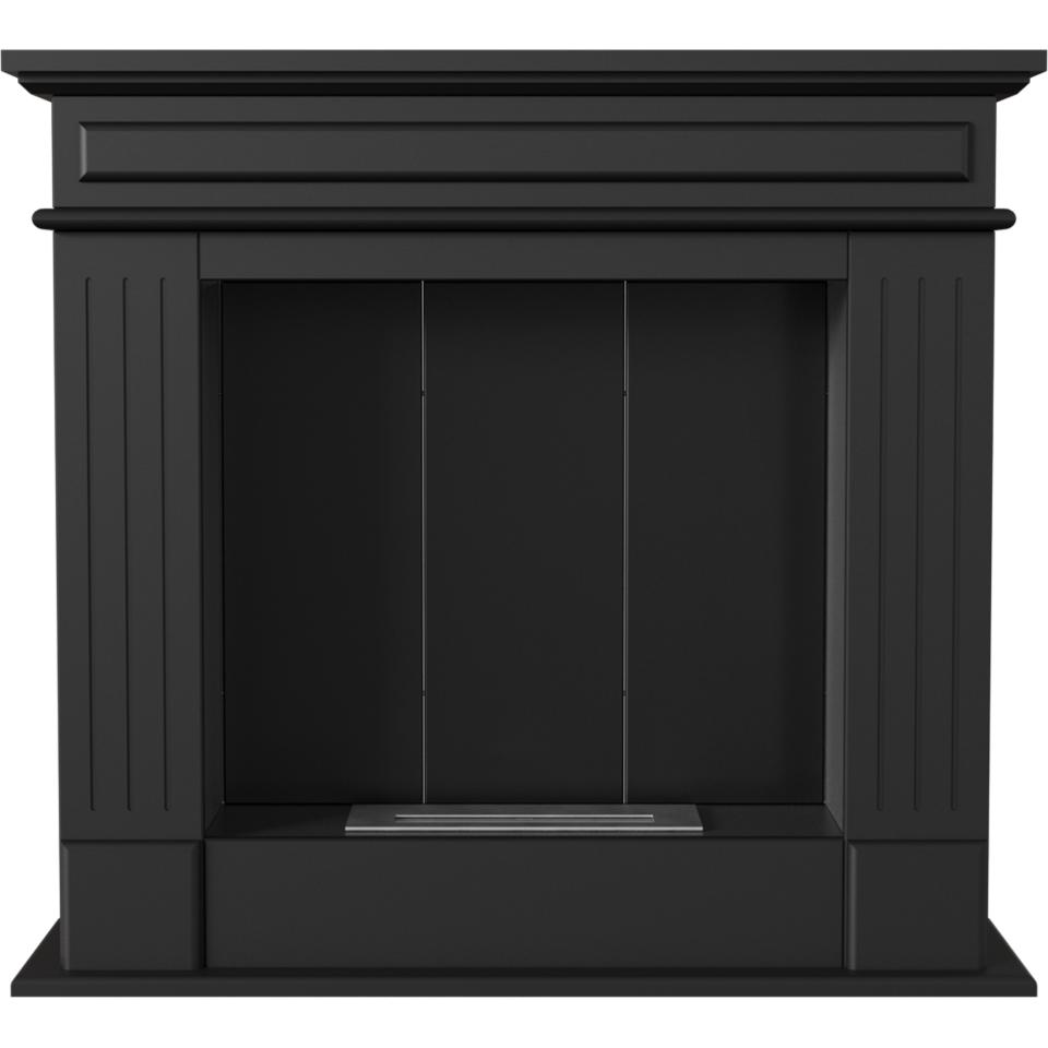 Портальный биоэтаноловый камин NOVEMBER TÜV черный правосторонний набор для самостоятельной сборки