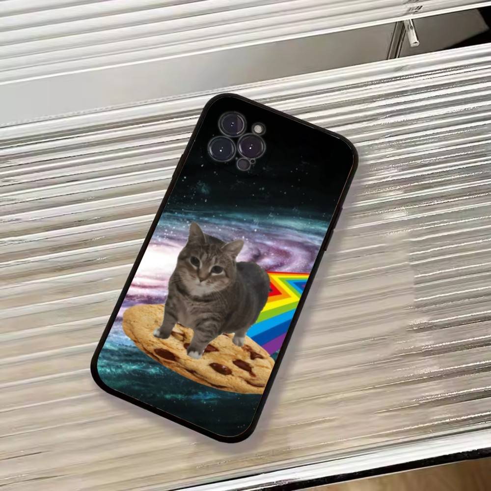 F-Смешной Животное Кот Чехол для Телефона Силиконовый Мягкий Для IPhone 17 16 15 14 13 12 11 X XR Plus Pro Max Plus