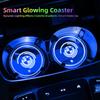 BMW Car Glowing Coasters LED Light Water Cup Mat For BMW F30 F10 E90 F20 E46 E60 E70 E39 GT G30 G20 X7 Car USB Charging Coasters