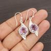 Morganite Gemstone Jewelry, 925 Sterling Silver Earrings, Handmade Jewelry, Designer Earrings Gift For Women