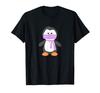 Cute Penguin with Mouthguard Gift for Animal Lovers T-Shirt
