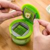Multifunction Plastic Garlic Press Presser Crusher Slicer Grater Dicing Slicing and Storage Kitchen Vegetable Tool