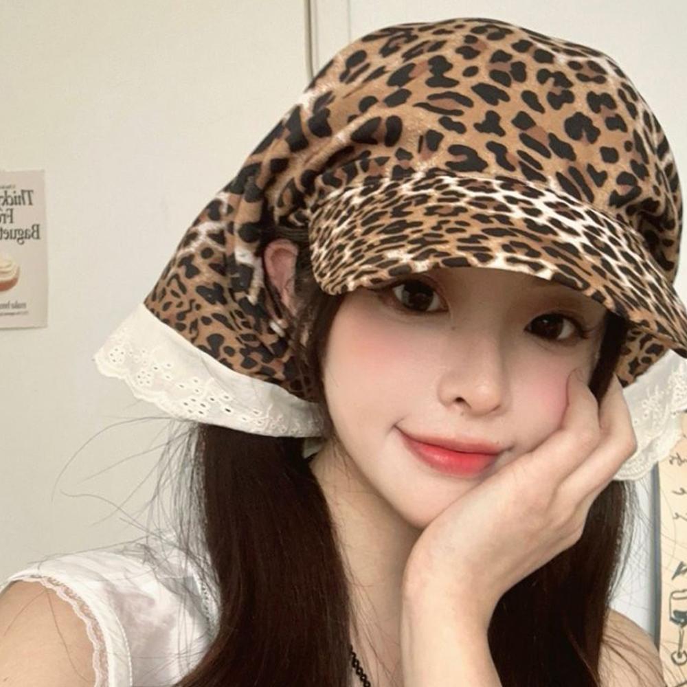 Французская Ретро Шляпа-Платок Сладкая Лоли Кепка-Козырек Универсальная Солнцезащитная Шляпа для Женщин Весна и Лето