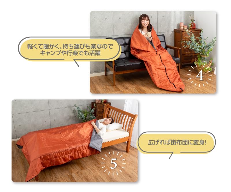 Gamaka Industries Антибактериальный с силой меди Алюминиевый спальный мешок Ион меди Антибактериальный и дезодорирующий Алюминиевый Теплый Катастрофа