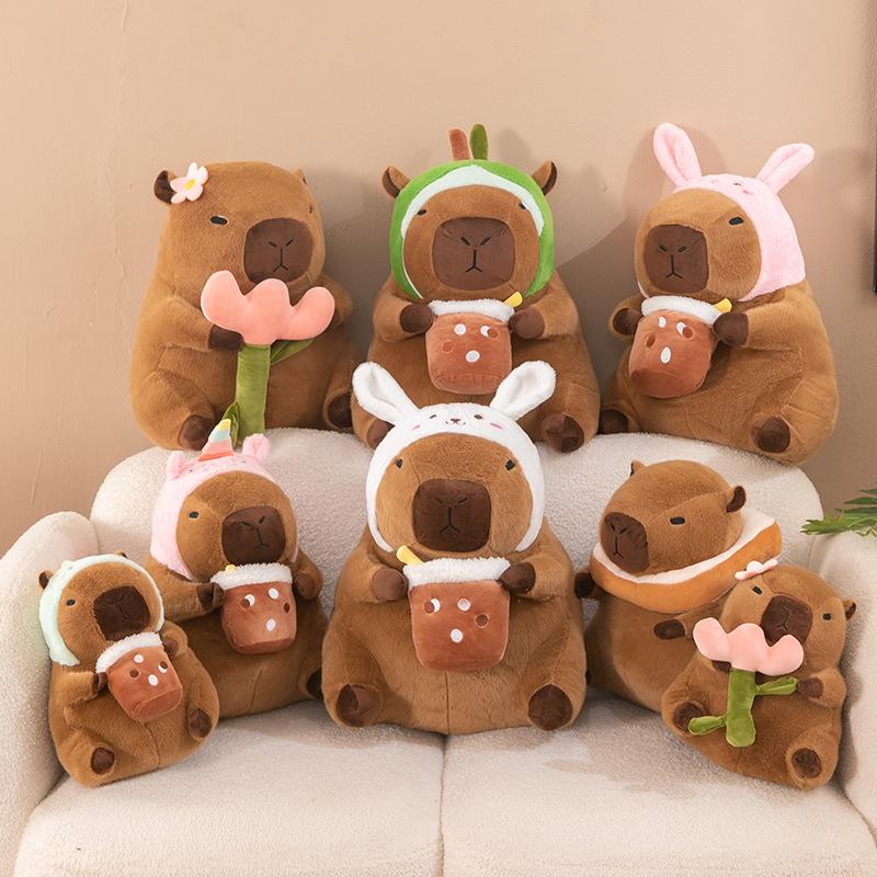 Кукла капибара плюшевая игрушка капибара милая кукла уродливая милая кукла подарок на день рождения для девочки